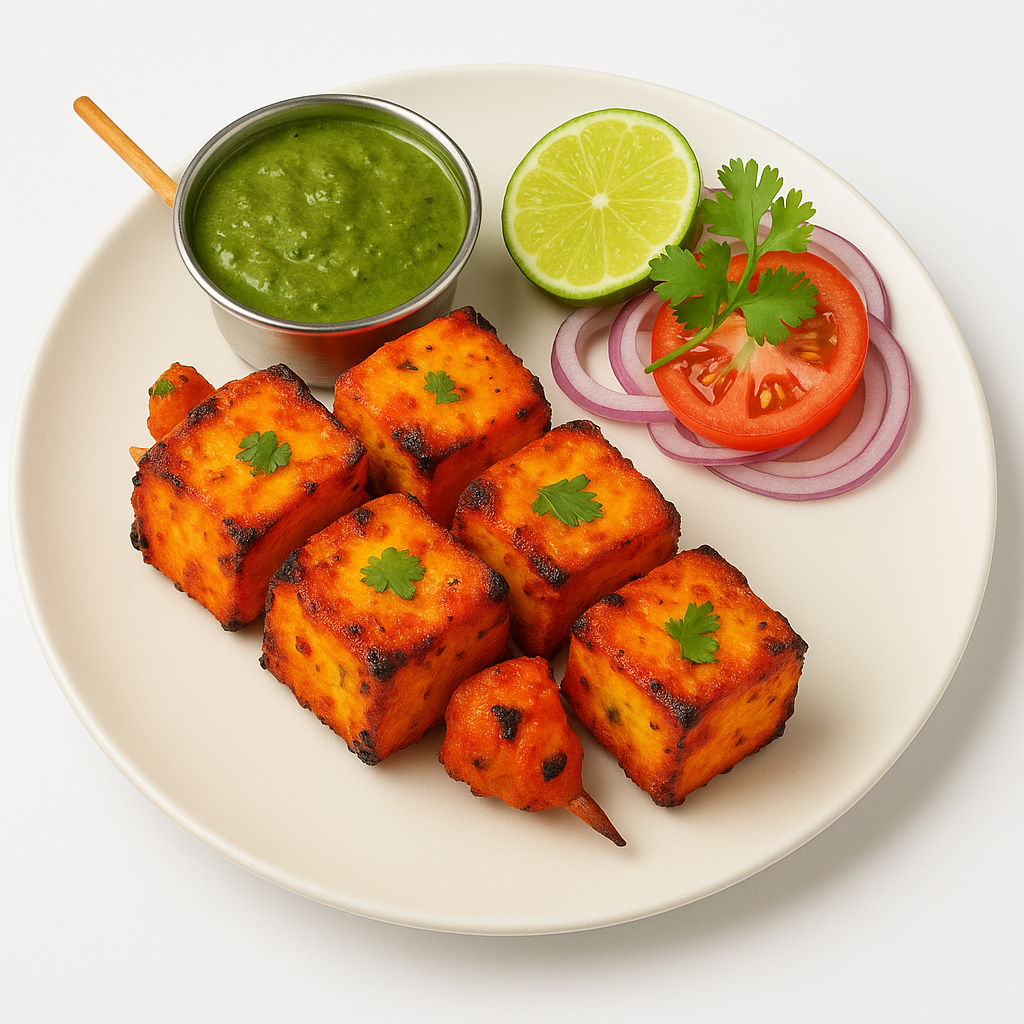 Tandoori Paneer Tikka.