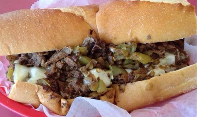 PHILLY CHEESE STEAK GRINDER.