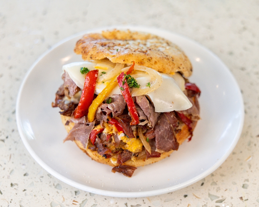 The Sinatra Italian Beef Sandwich.