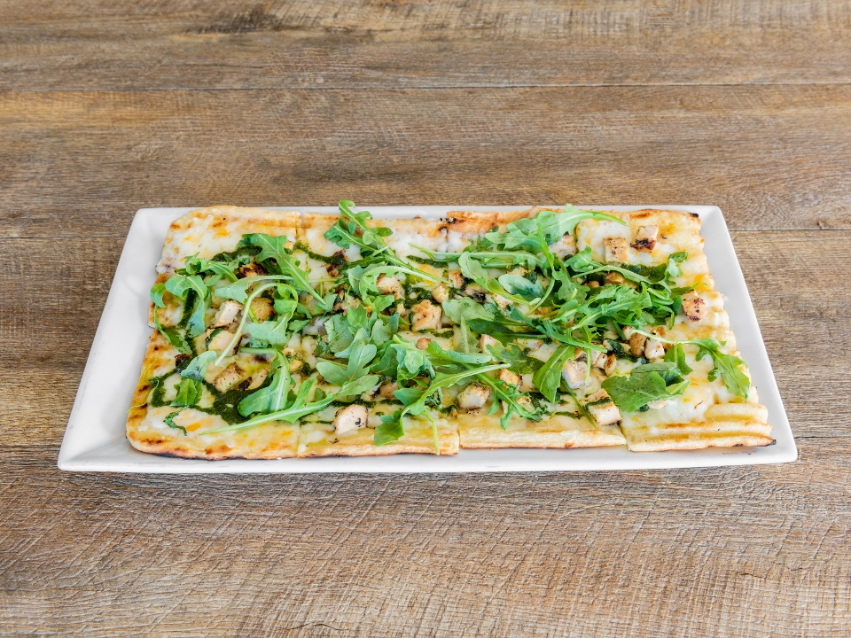 Pesto Chicken Pizza.