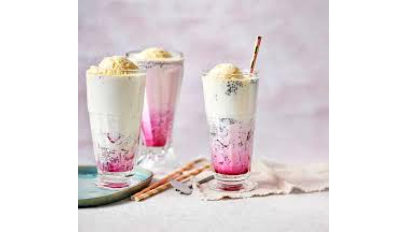 Rose Falooda – Classic Indian Dessert Drink.