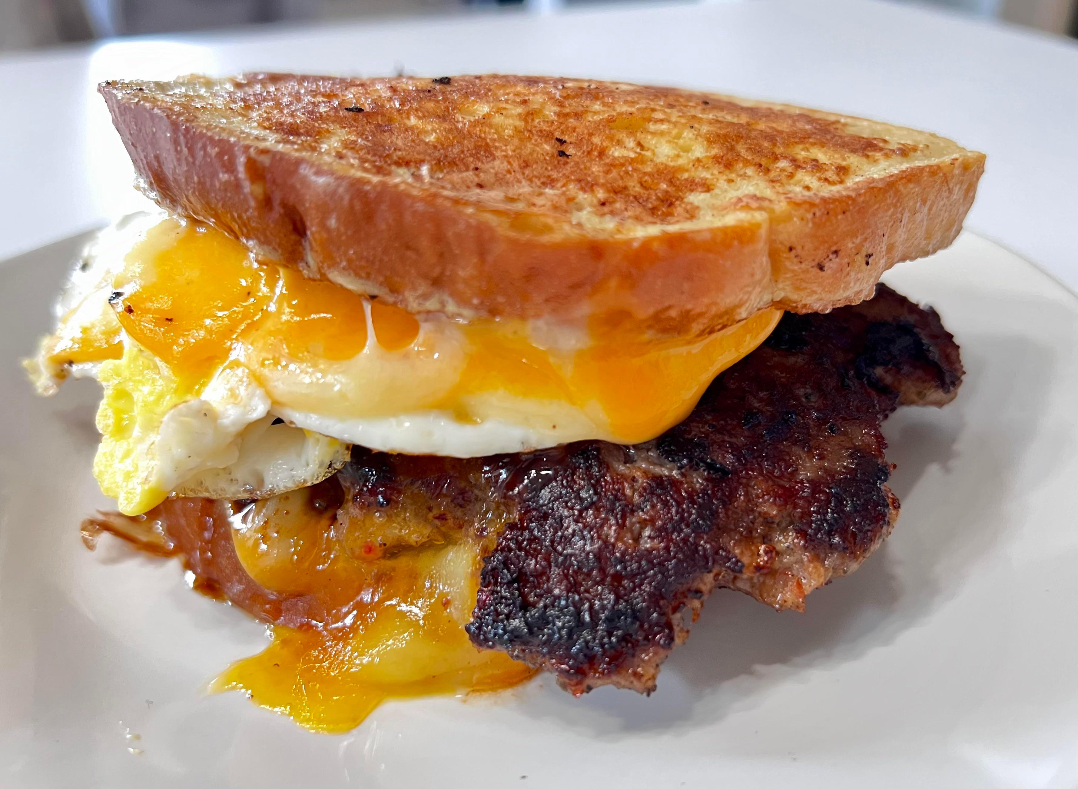 French Toast Breakfast Sandwich.