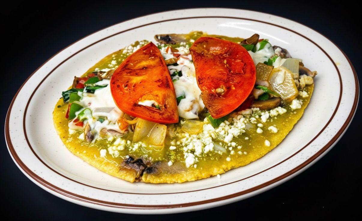 Huarache Vegetariano.