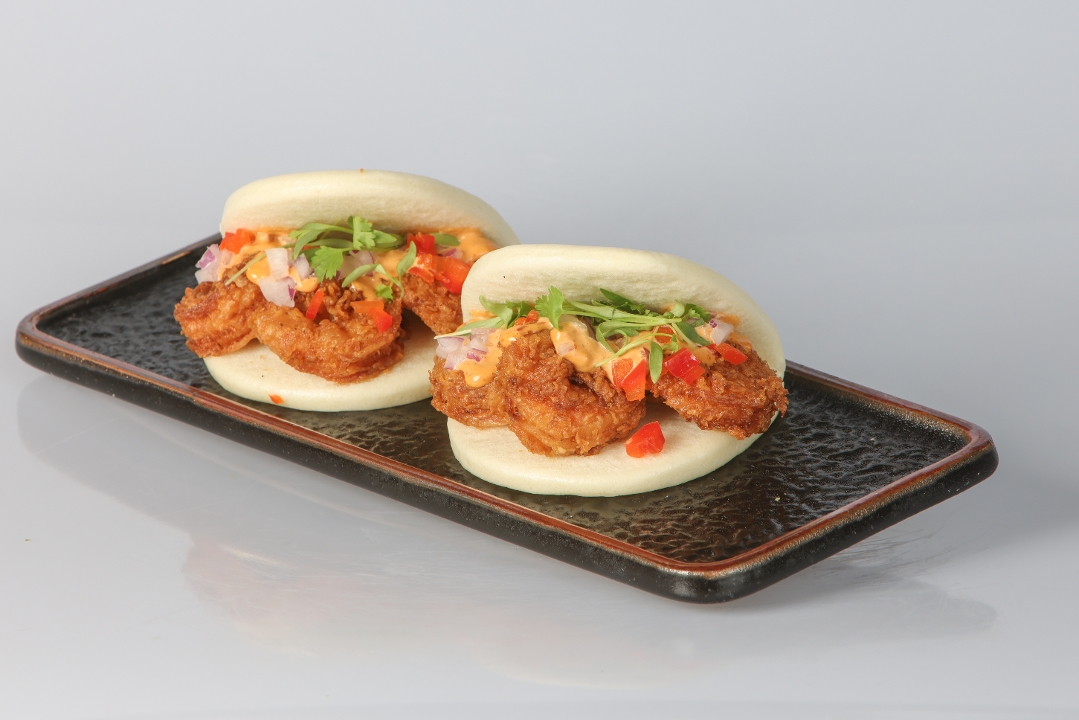 Crispy Shrimp Bao.