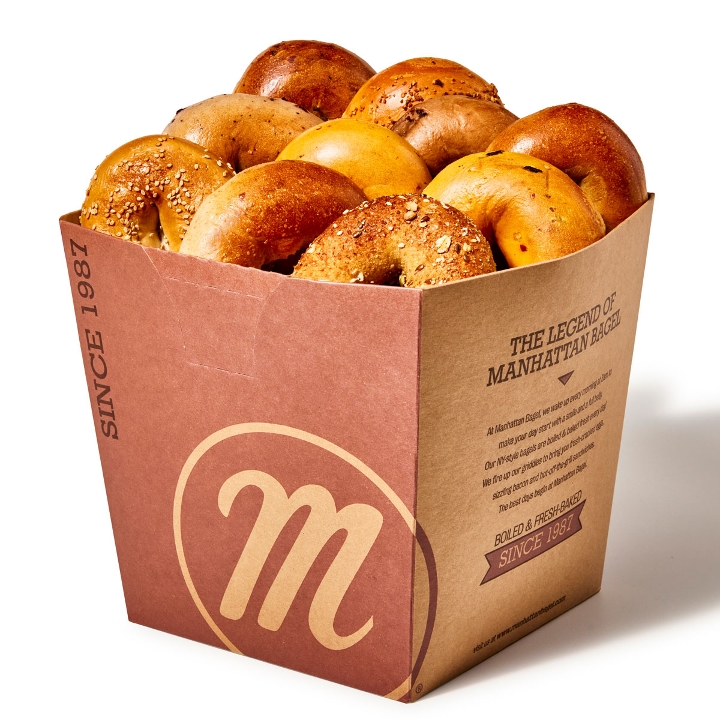 Dozen Bagel HOT BAG (FRESH FROM THE OVEN).