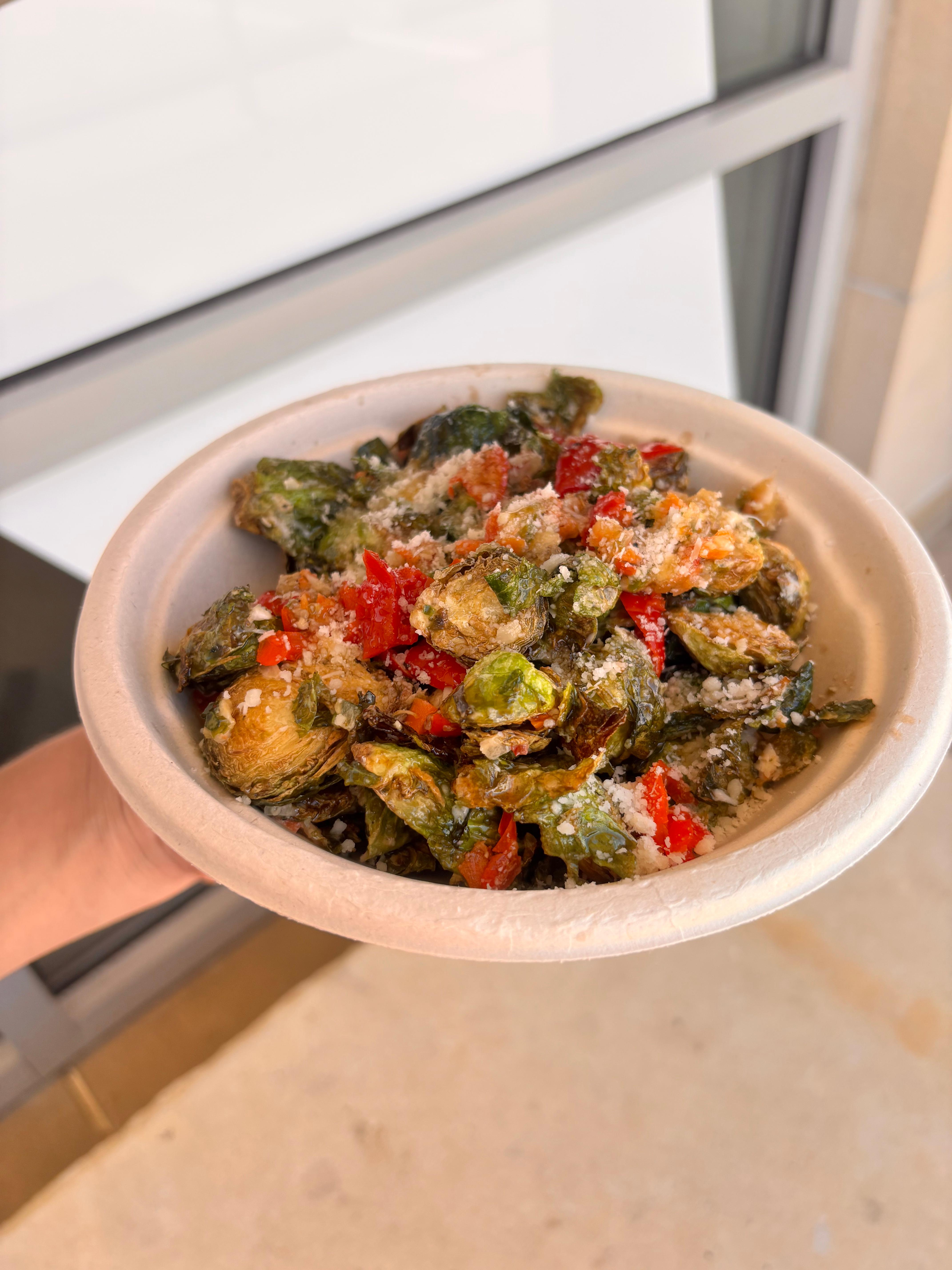 Fried Brussels Sprouts.