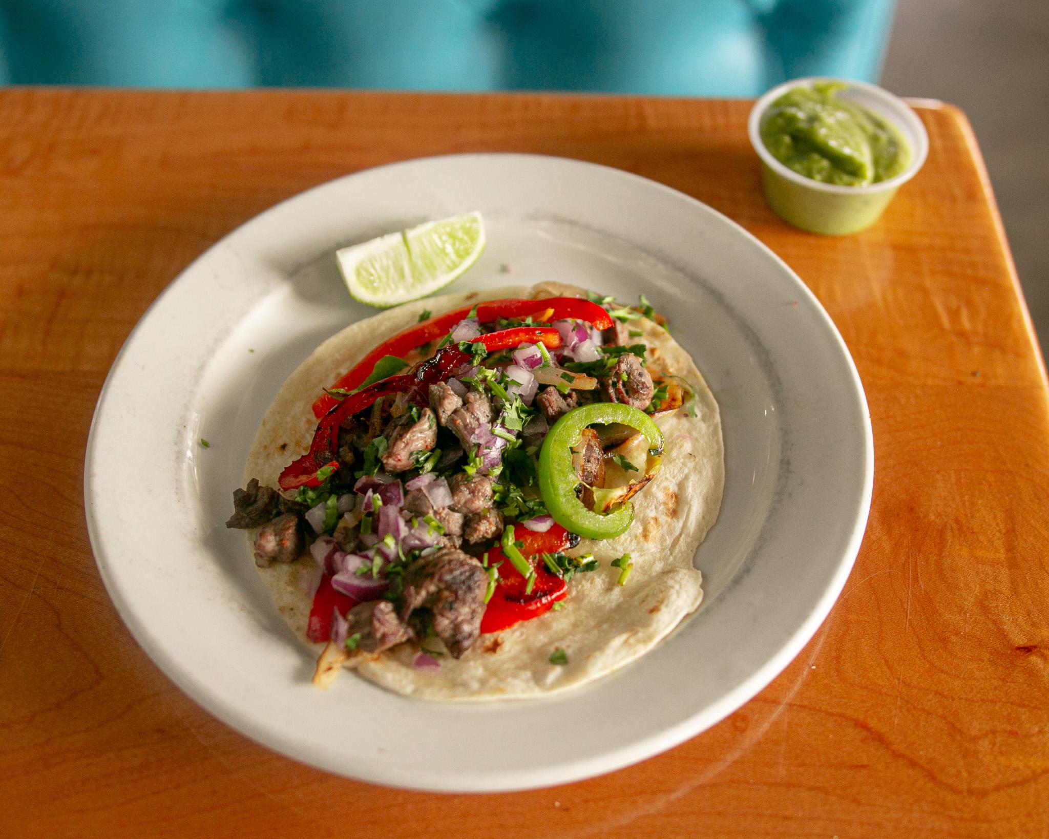 Beef Fajita Taco.