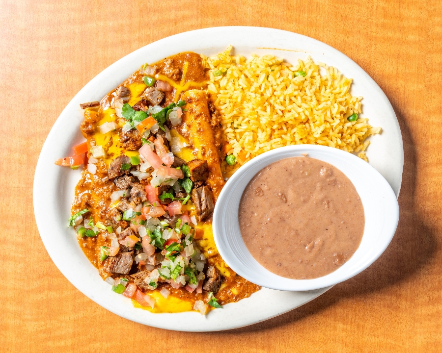 Fajita Enchiladas.