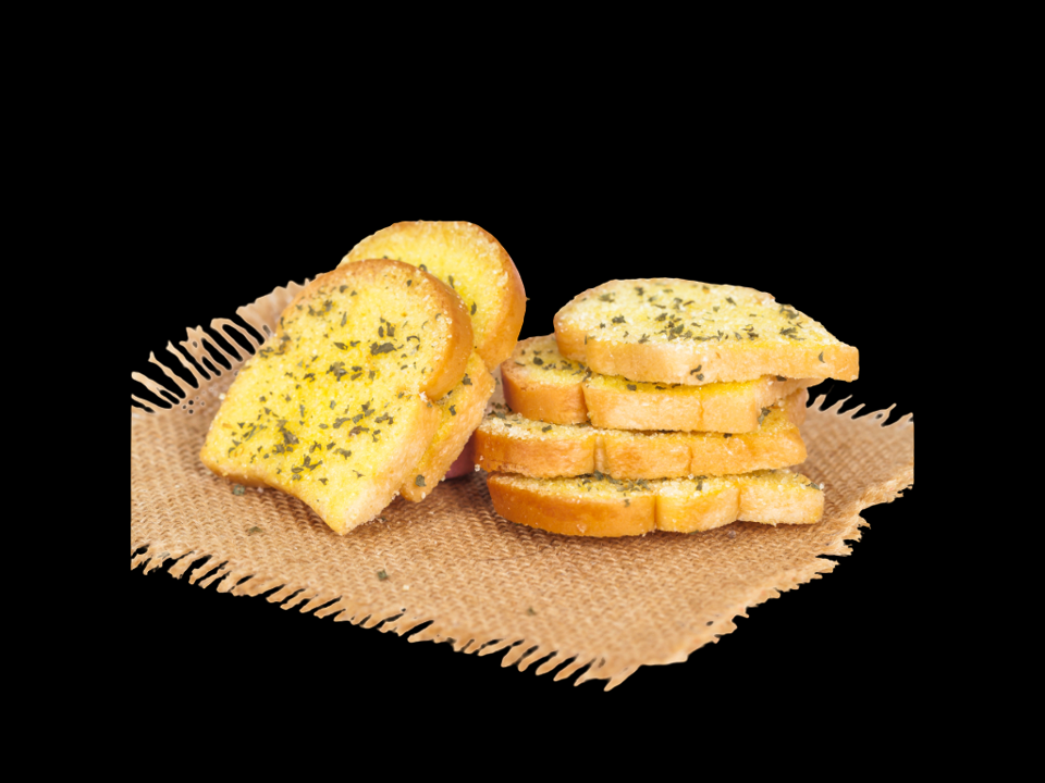CHEESY GARLIC BREAD.