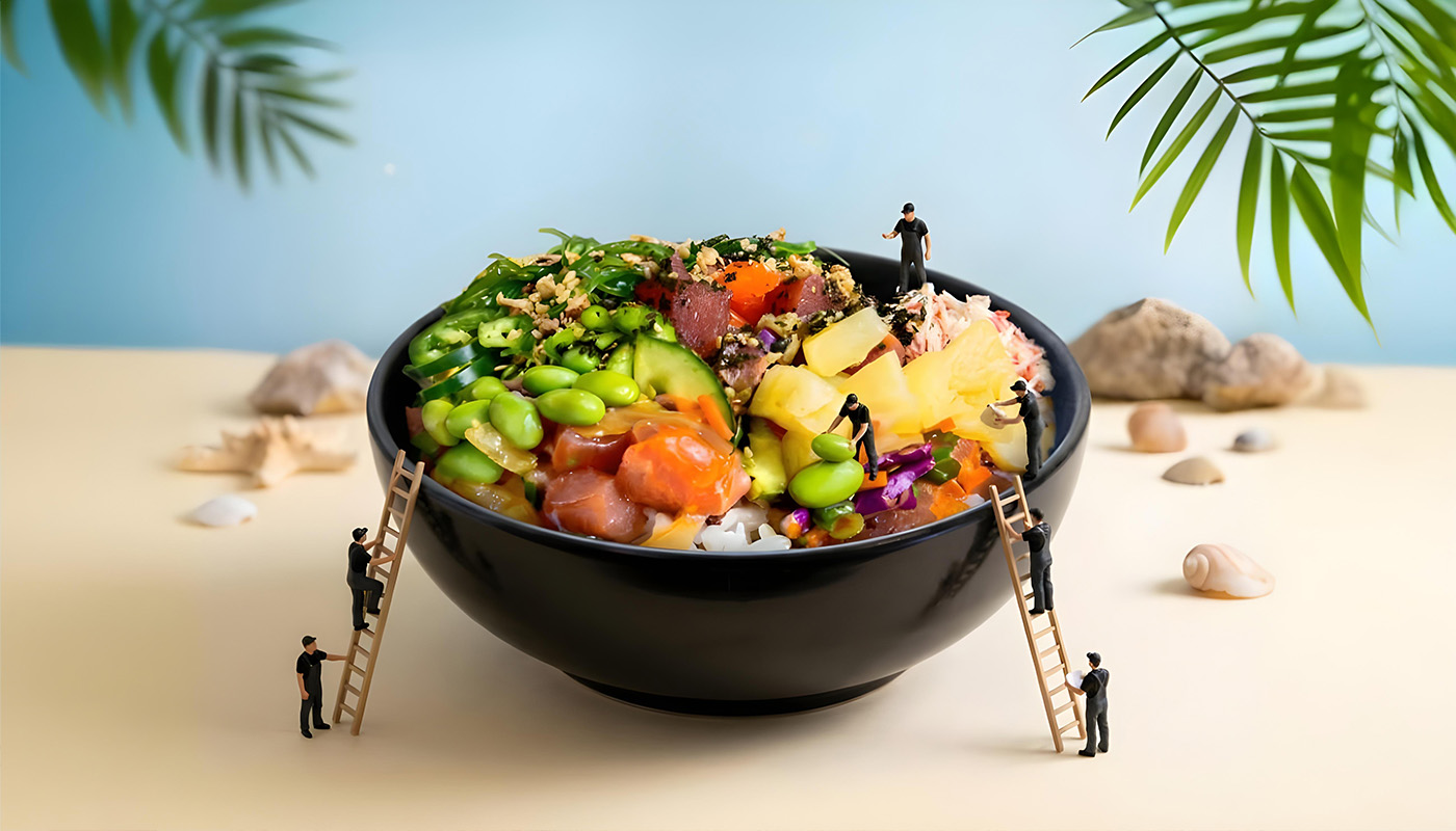 Large Poke Bowl.