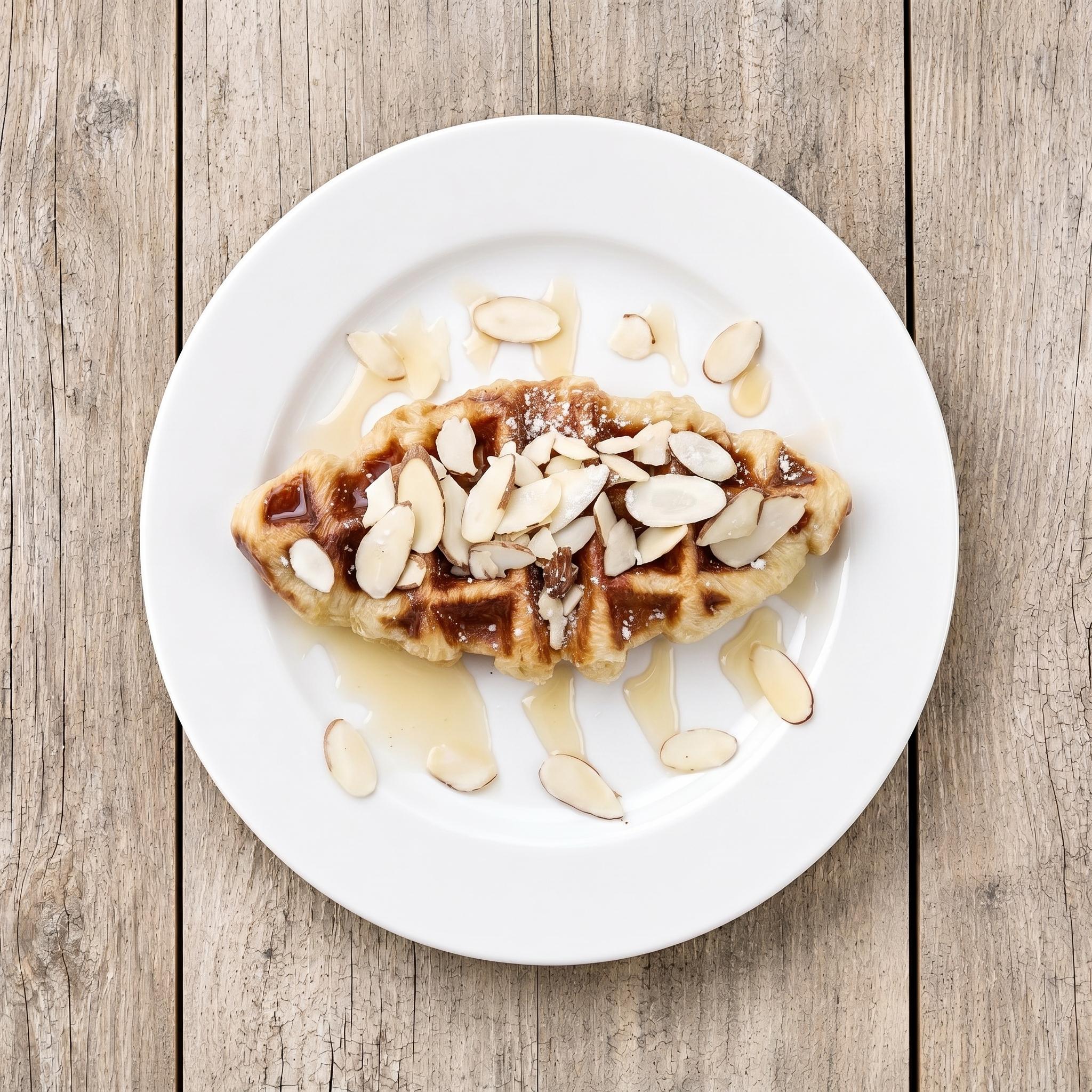 Honey Almond Croffle.
