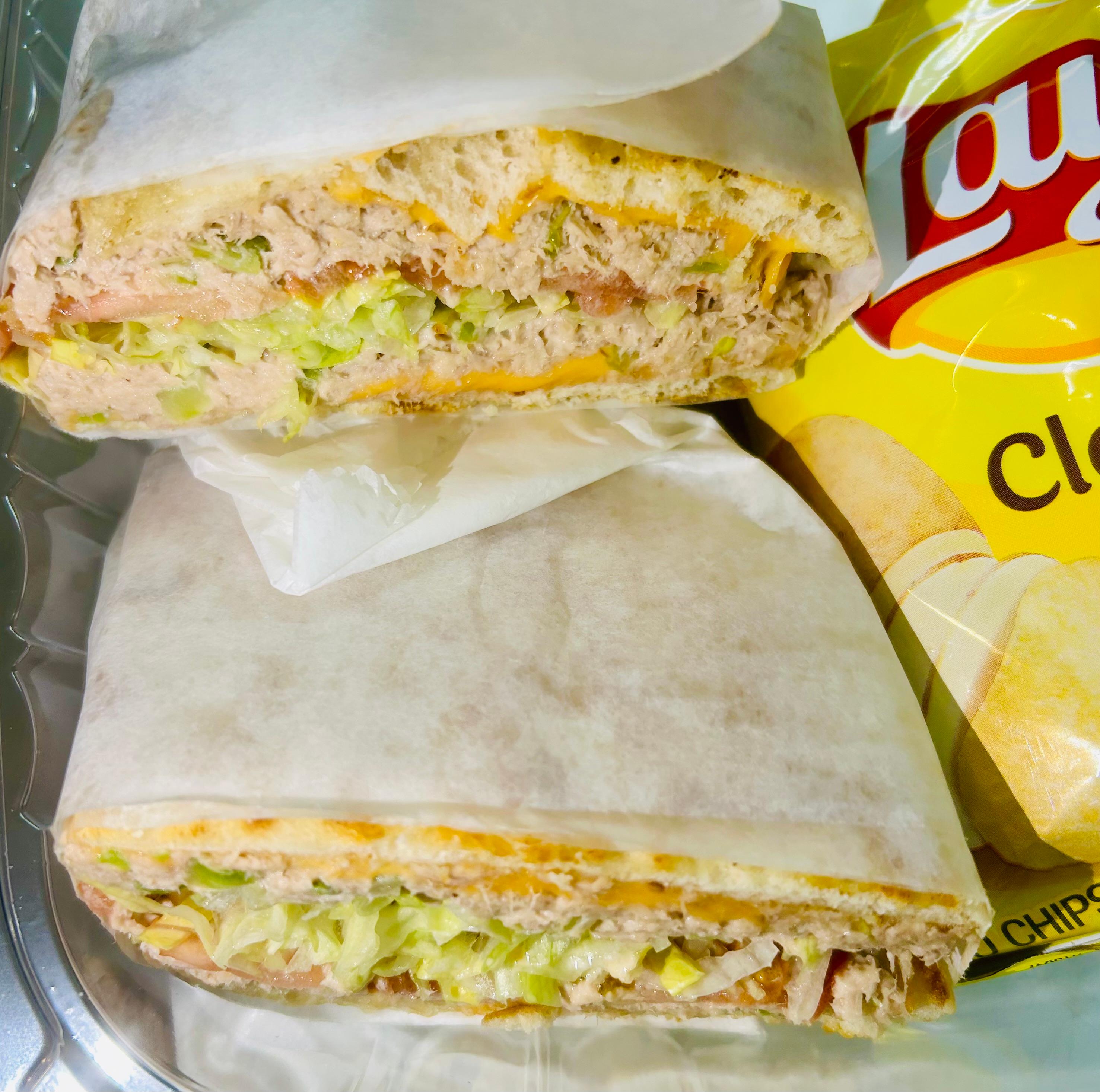 Tuna Melt Panini w/ Chips.