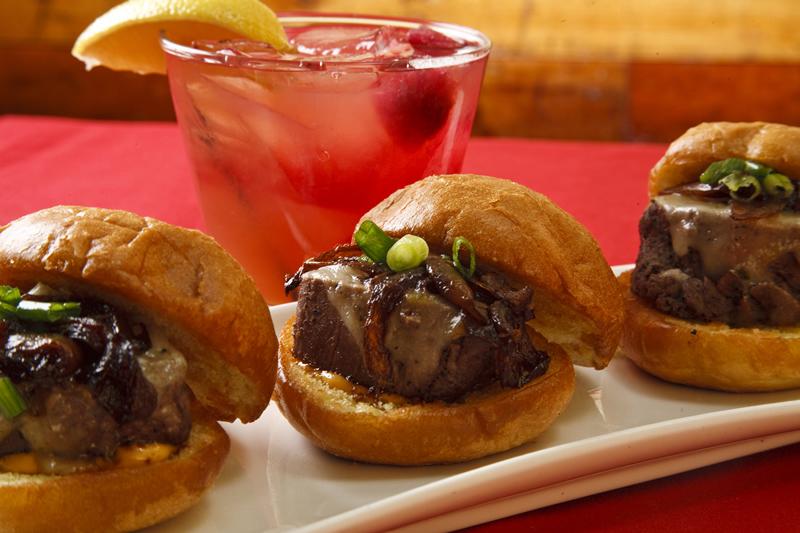 Filet of Beef Sliders*.