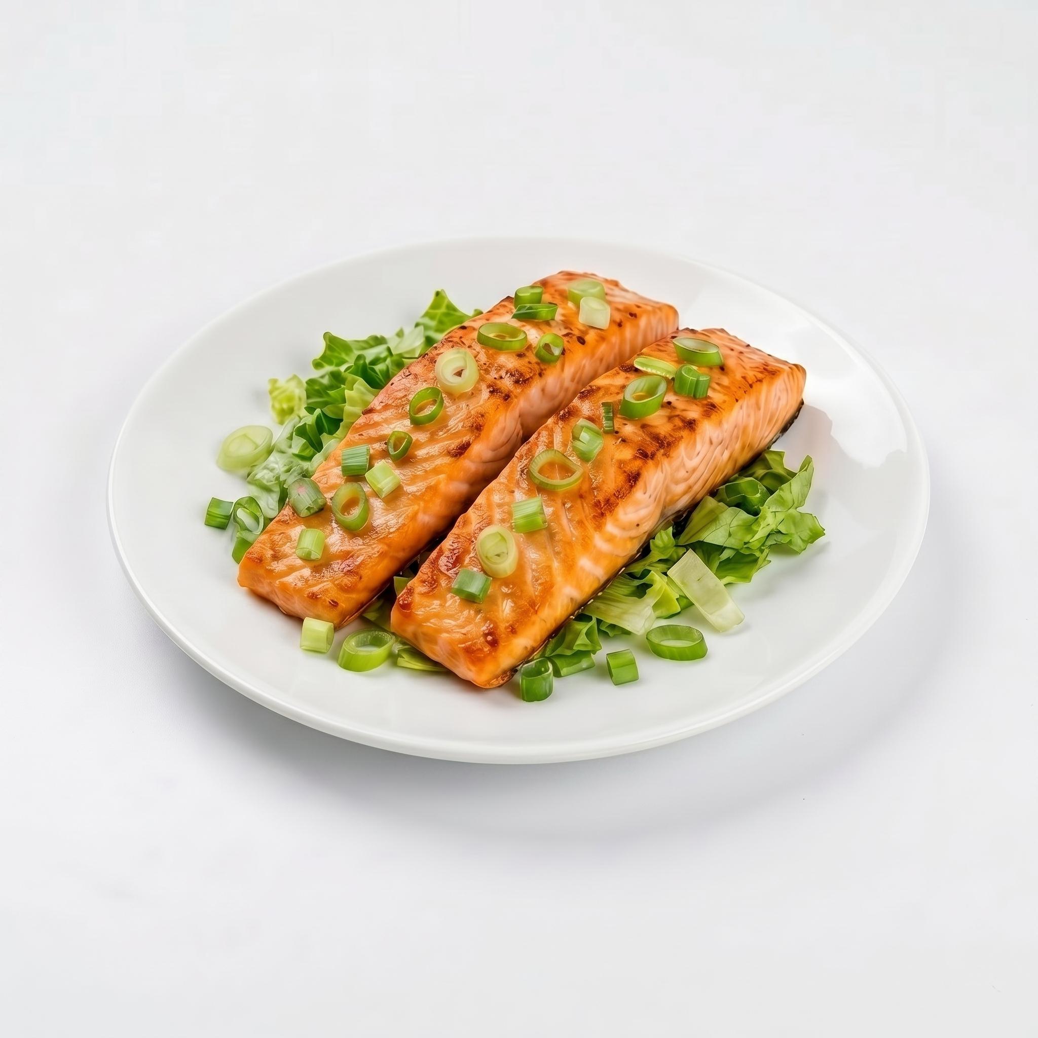 GRILL SALMON APPETIZER.