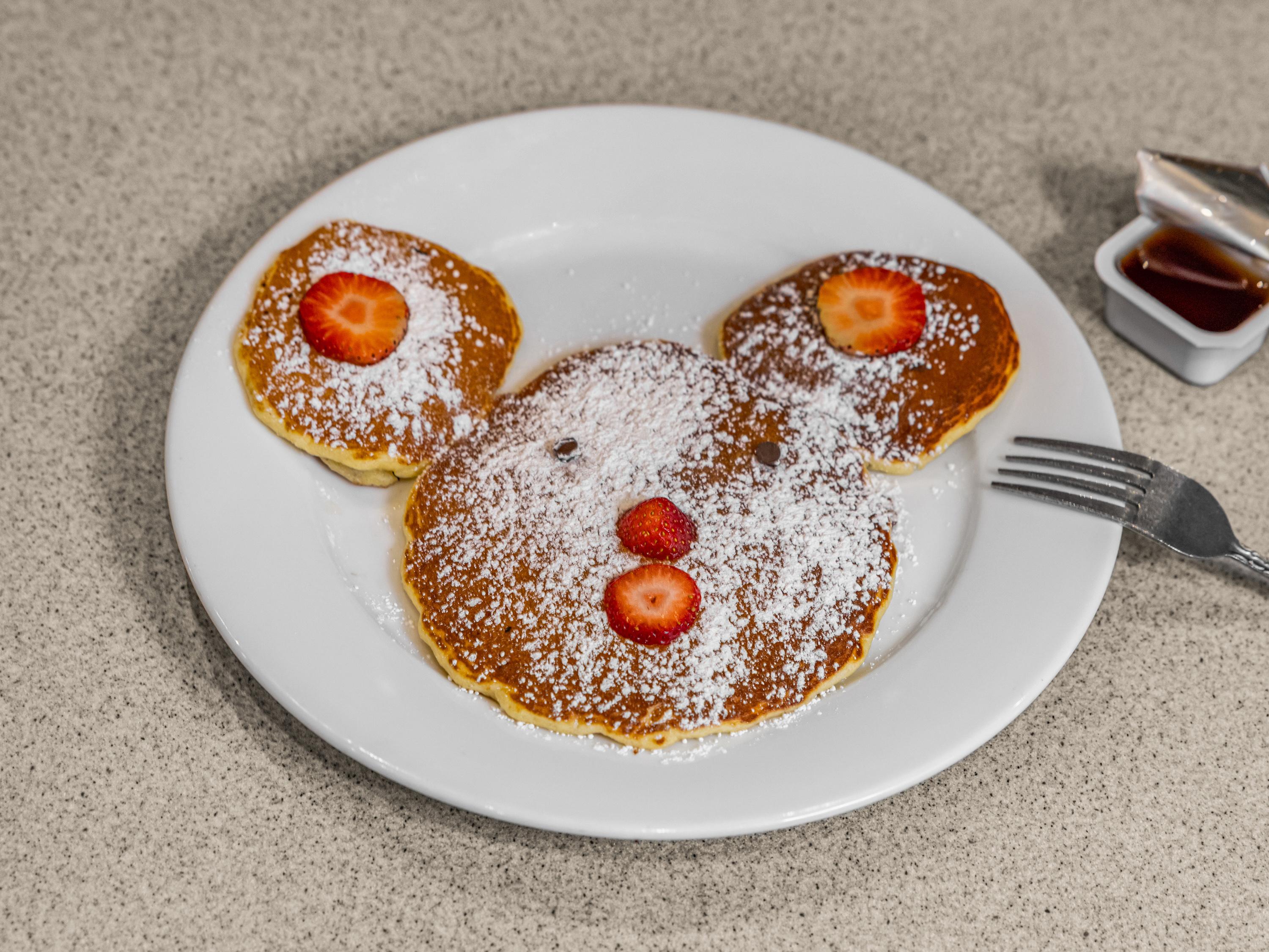 Kids Mickey Mouse Pancakes.