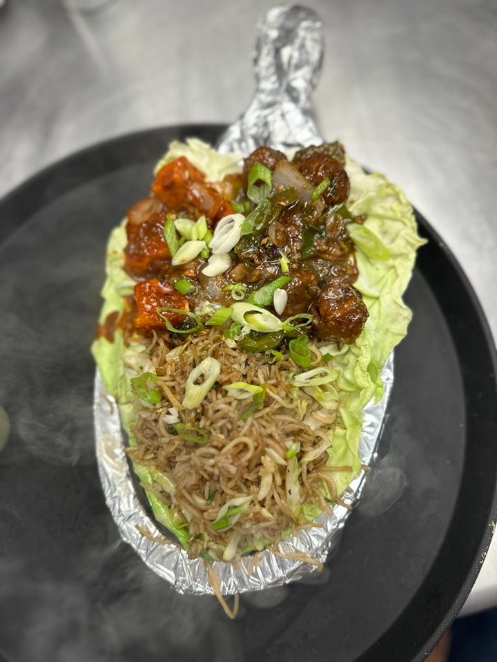 Veg Indi-Chini Sizzler.