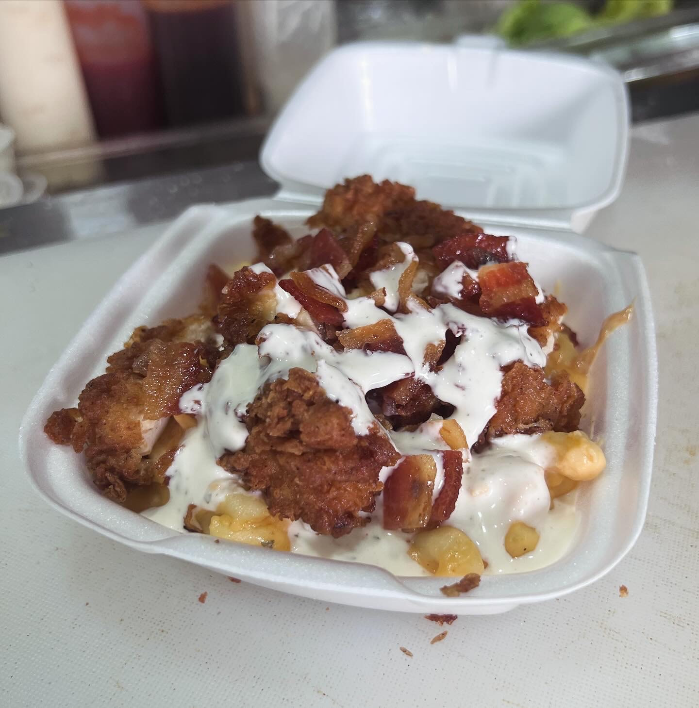 Chicken Bacon Ranch Mac Bowl.