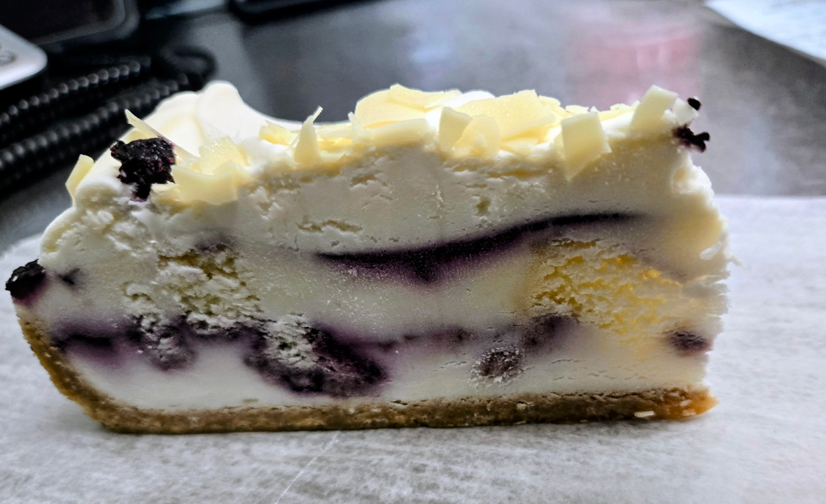 Cheese cake Blue Cobbler.
