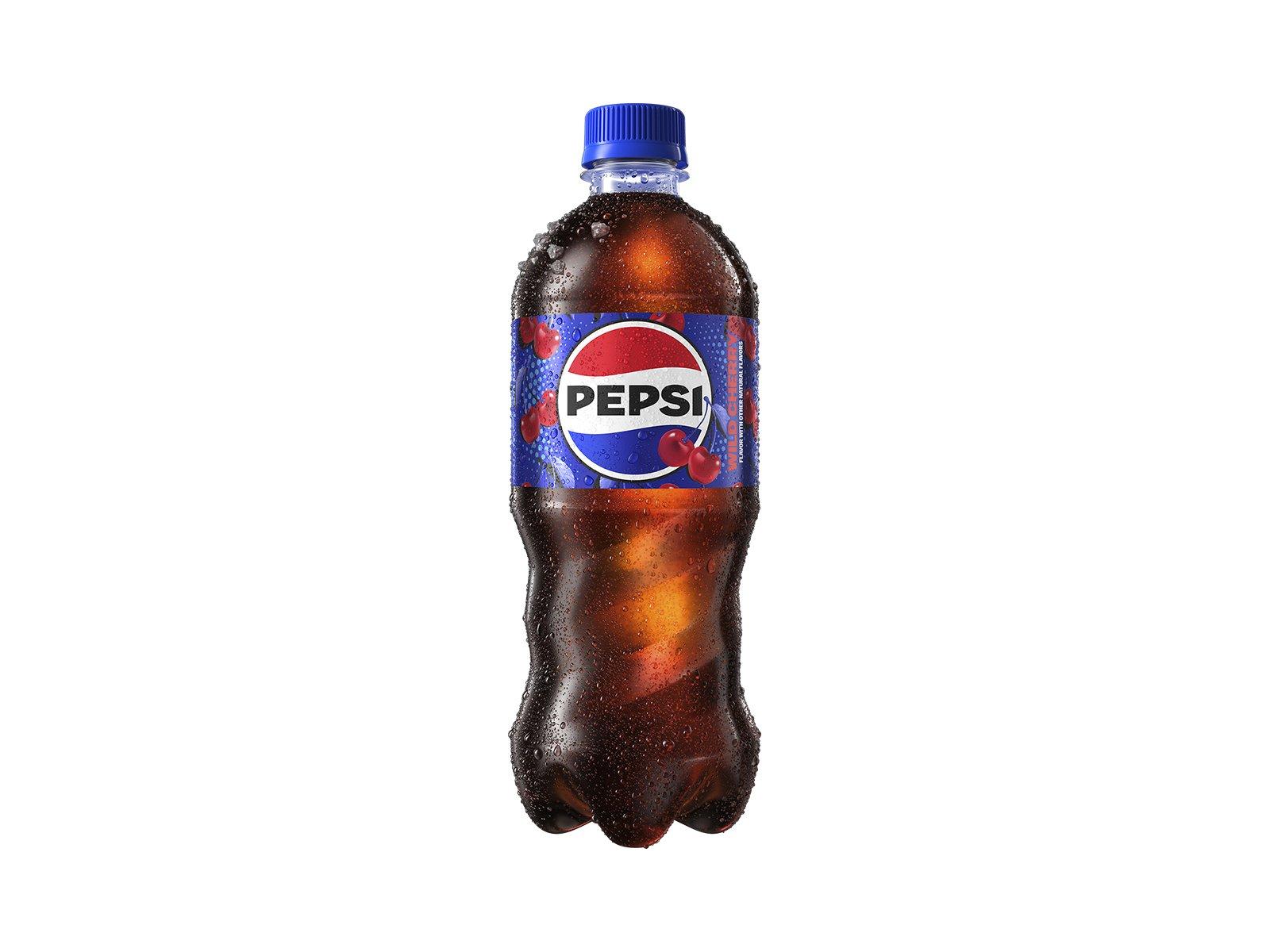 Pepsi Wild Cherry - 20oz Bottle.