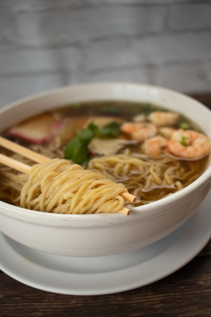 205 Yellow Noodle Seafood Pho.