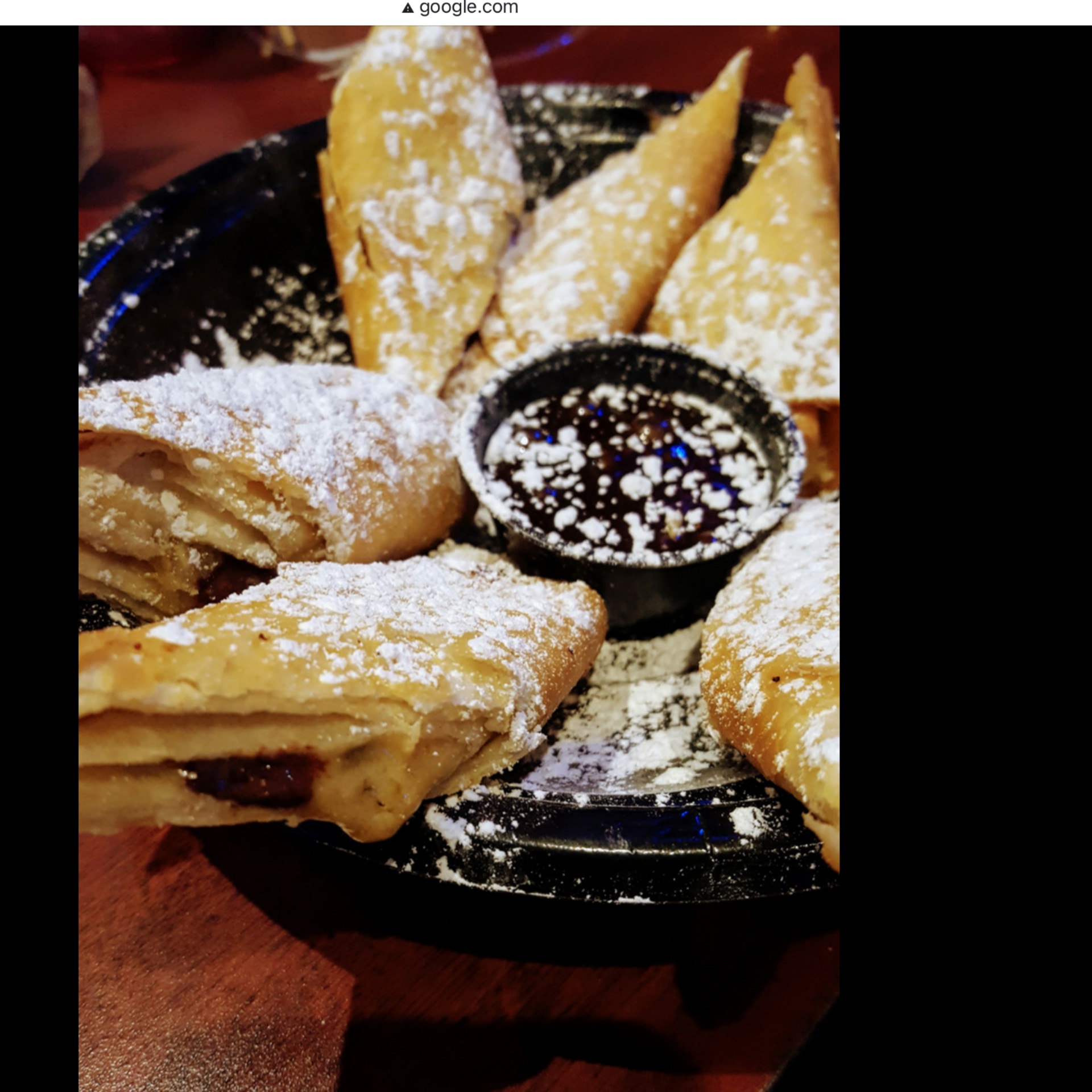 Cookie dough flautas.