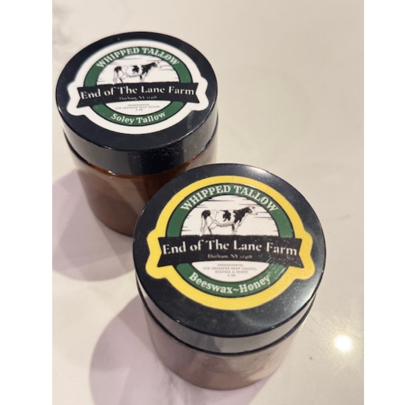 Whipped beef tallow body butter.