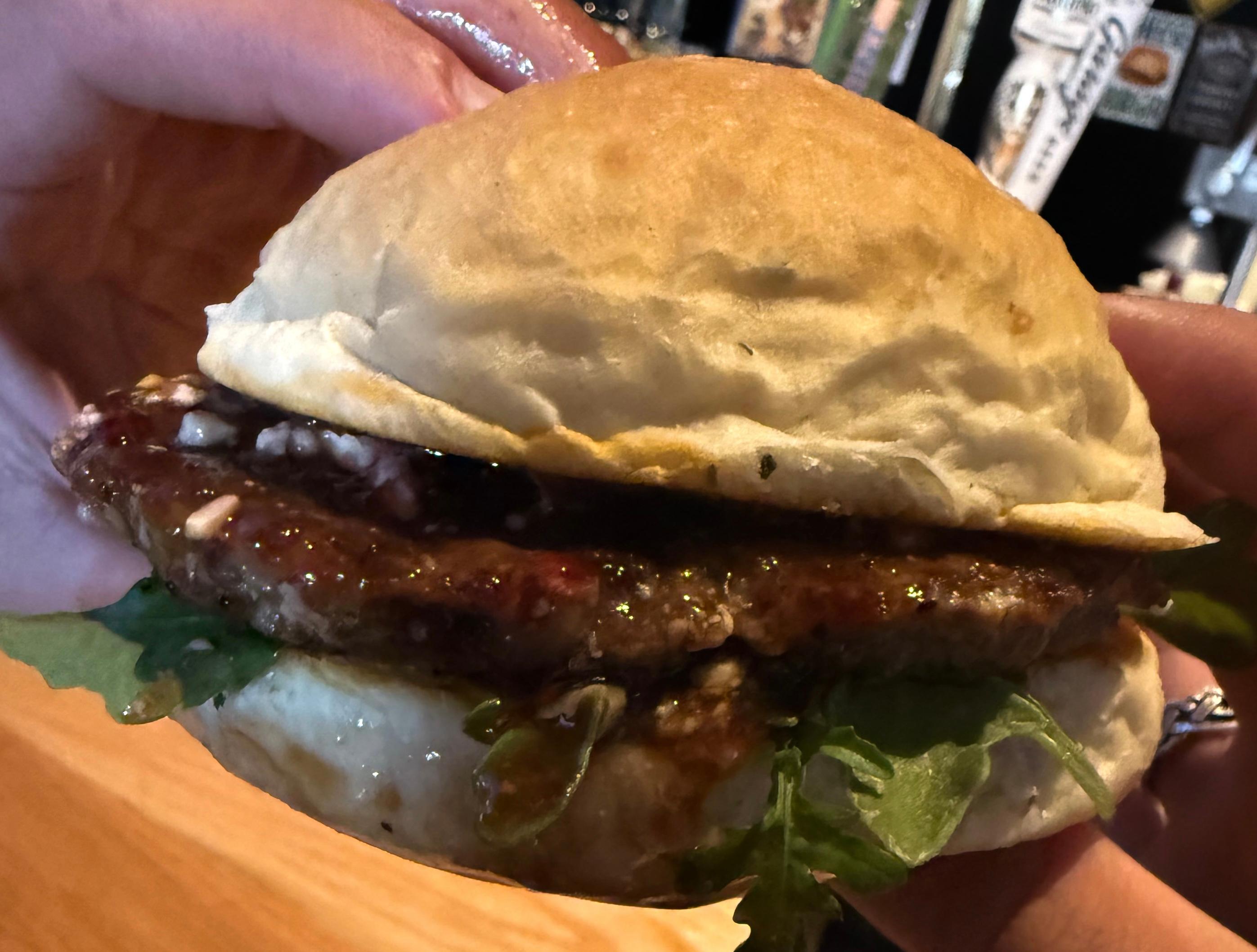 Lamb Burger.