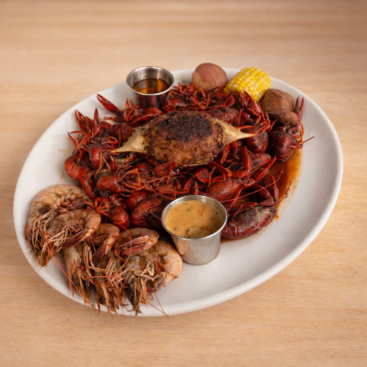 Sampler Stuffed Crab.