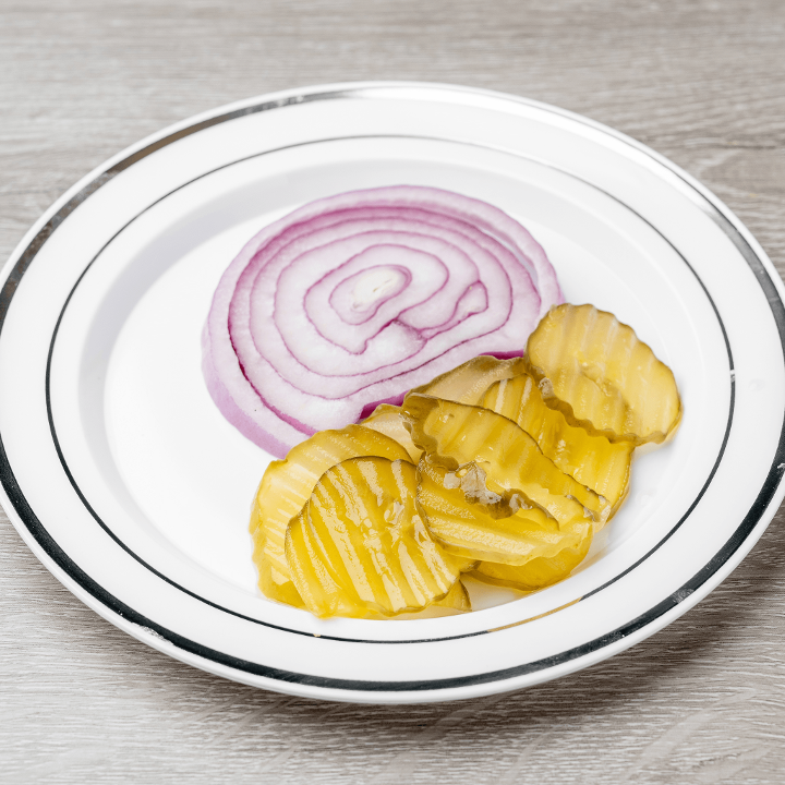 Pickles and Onions.