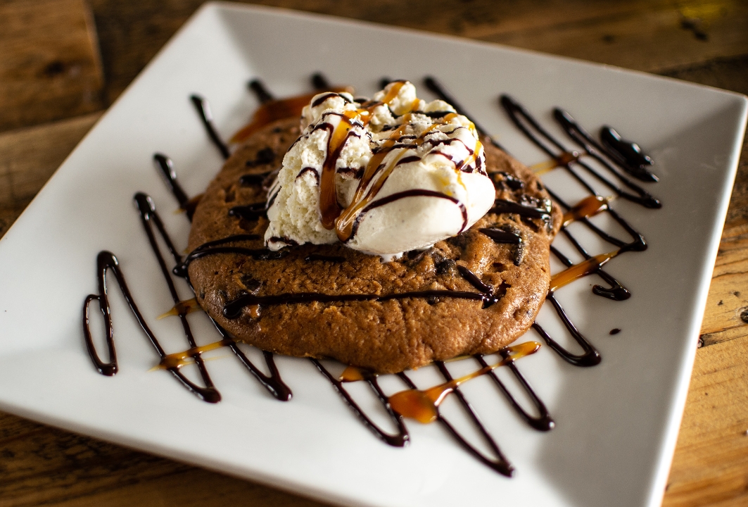 Giant Chocolate Chip Cookie.
