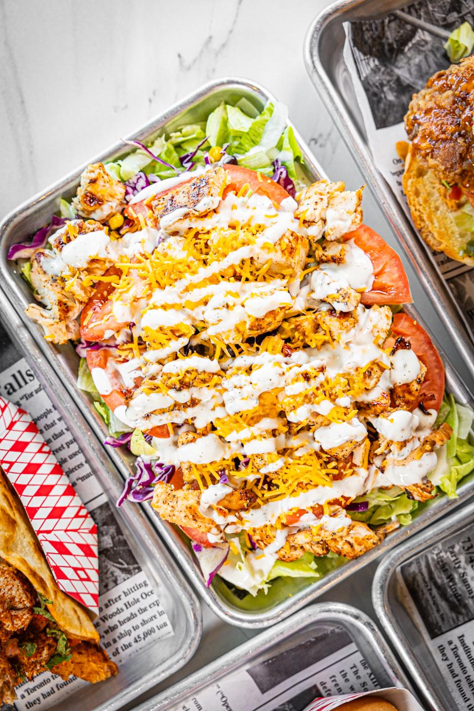OMG! Grilled Chicken Salad.