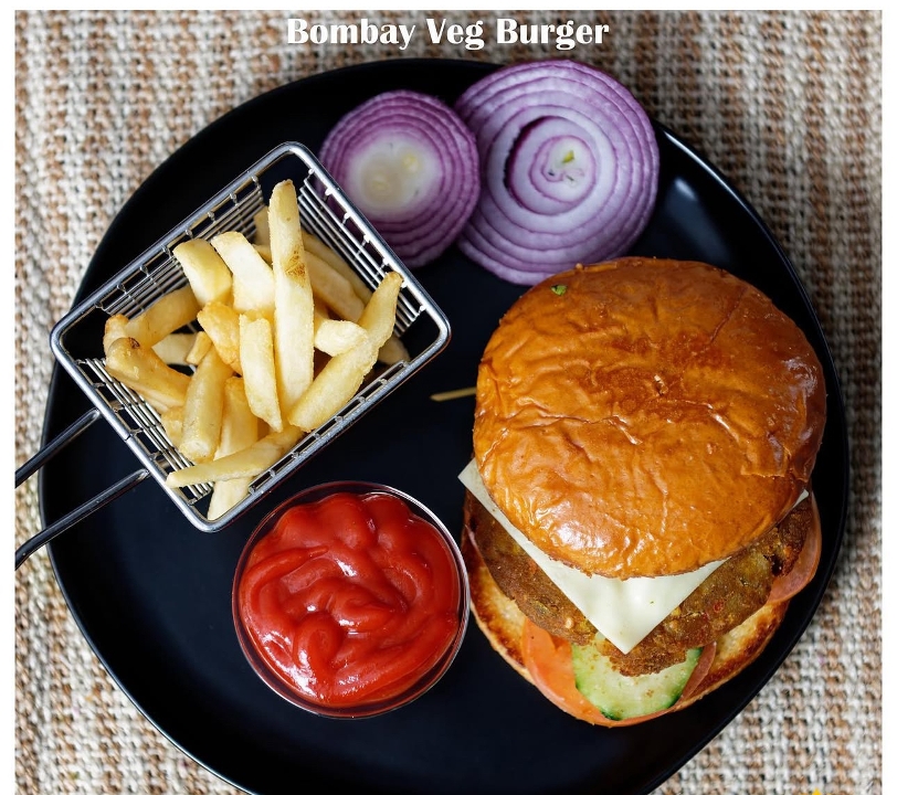 Bombay Veg. Burger.