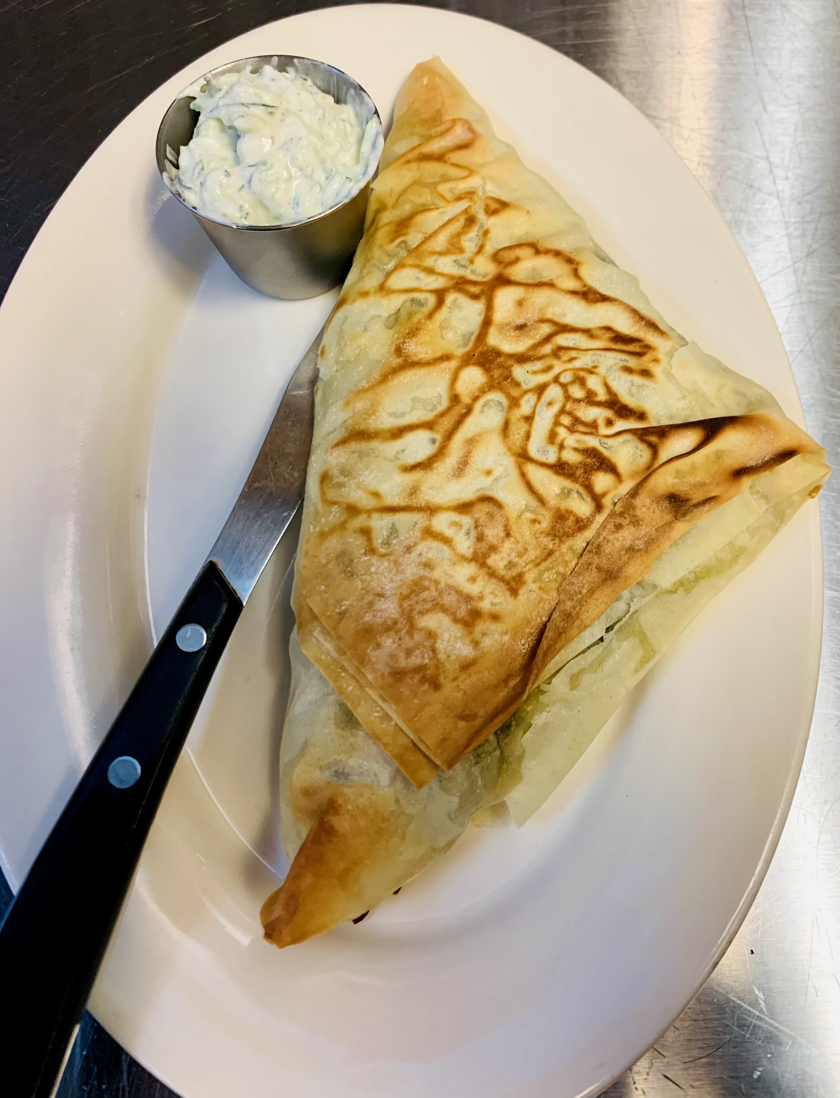 Crispy Spinach Pie.