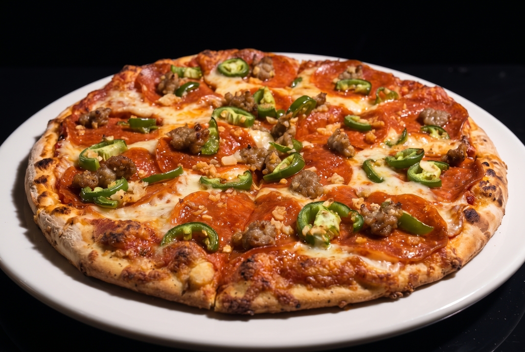 Personal Chihuahua Al Pacifico Pizza.