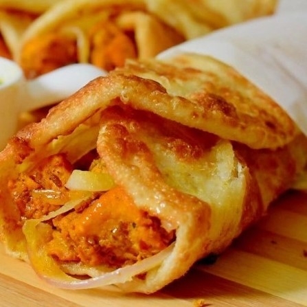Chicken Tikka Masala Roll.