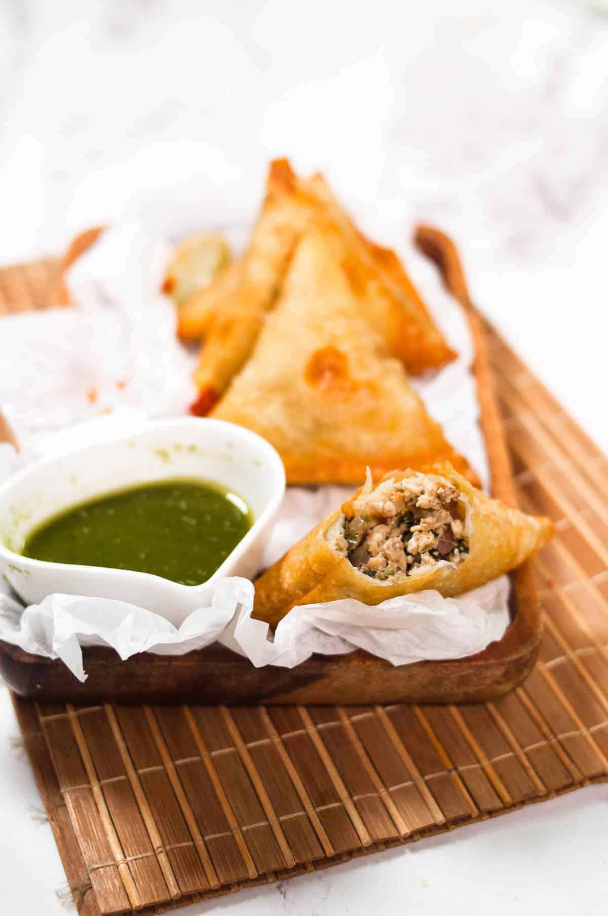 Lamb Samosa.