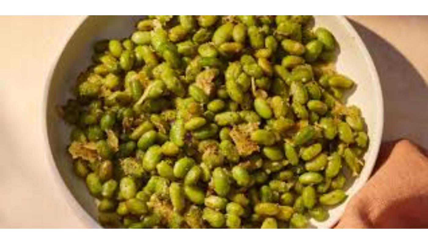 Indian edamame stir fry - Vegan, Gluten free.