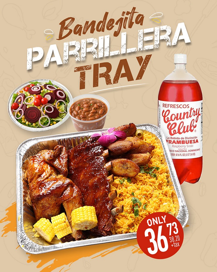FAMILY meal: Grilled Meats Tray - Bandejita Parrillera.