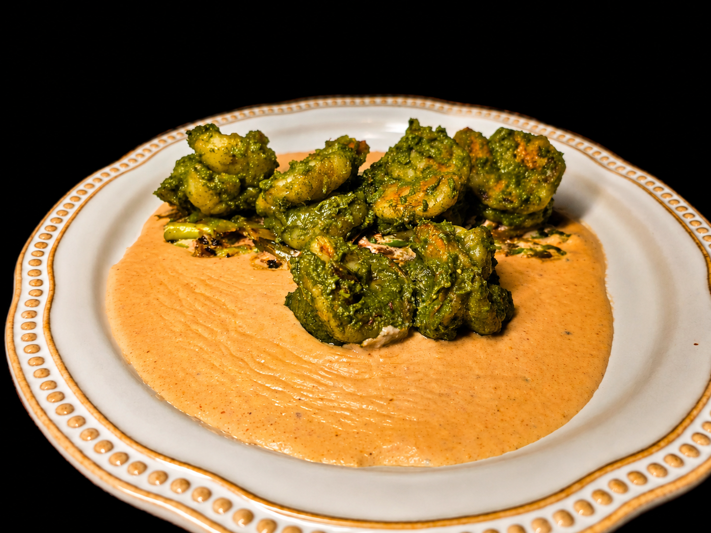 Hirwa Masala Prawns.