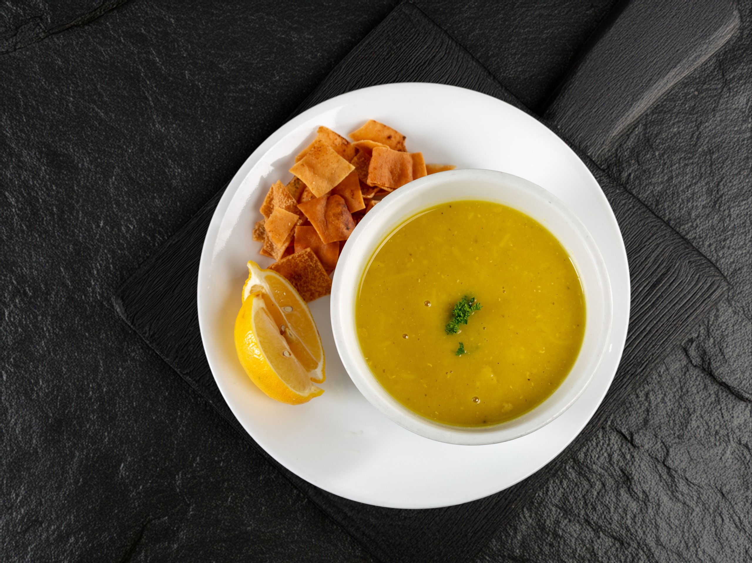 Lentil Soup/ شوربة عدس.