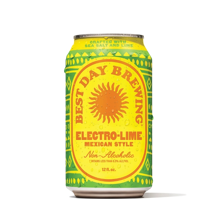 Best Day Brewing Electro-Lime Cerveza (N/A).