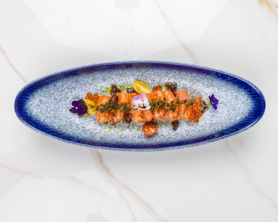 Salmon Crudo.