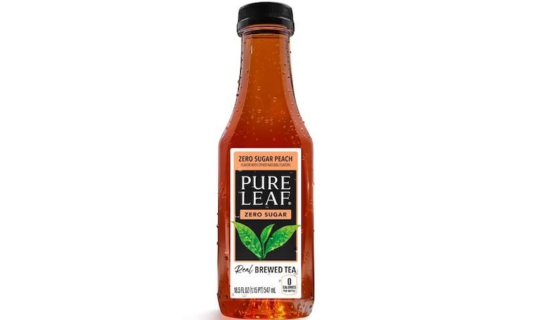 Pure Leaf - Zero Sugar Peach - 18.5oz Bottle.