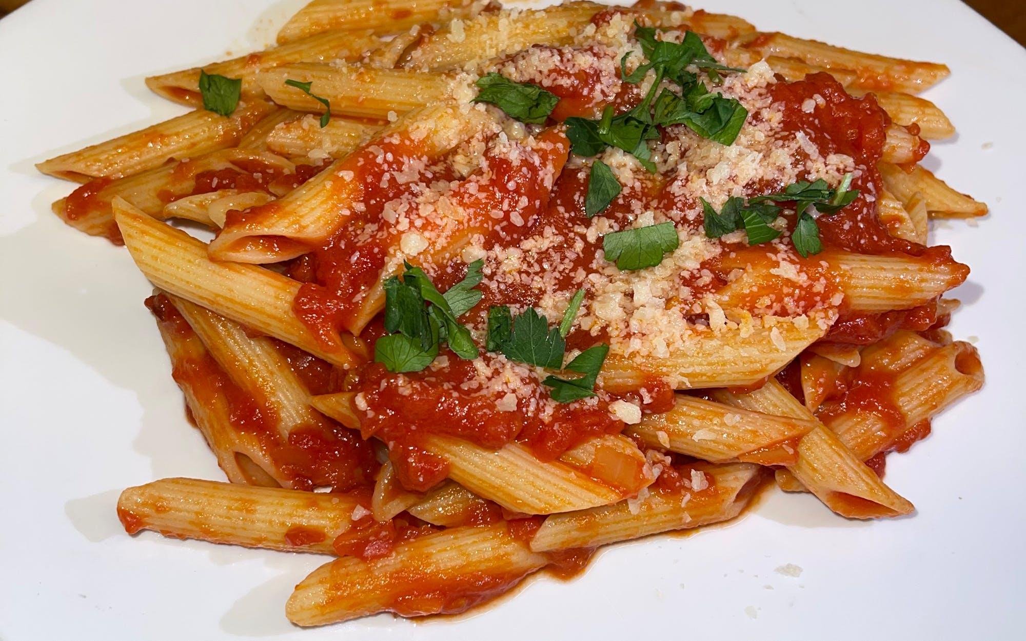 Pasta alla marinara Gluten Free.