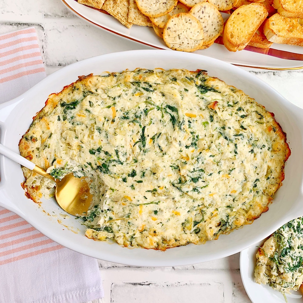 Crab Spinach Dip.