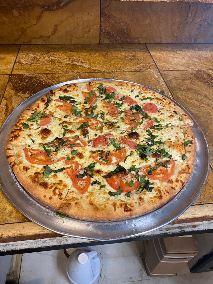 Margherita Gourmet Pizza.