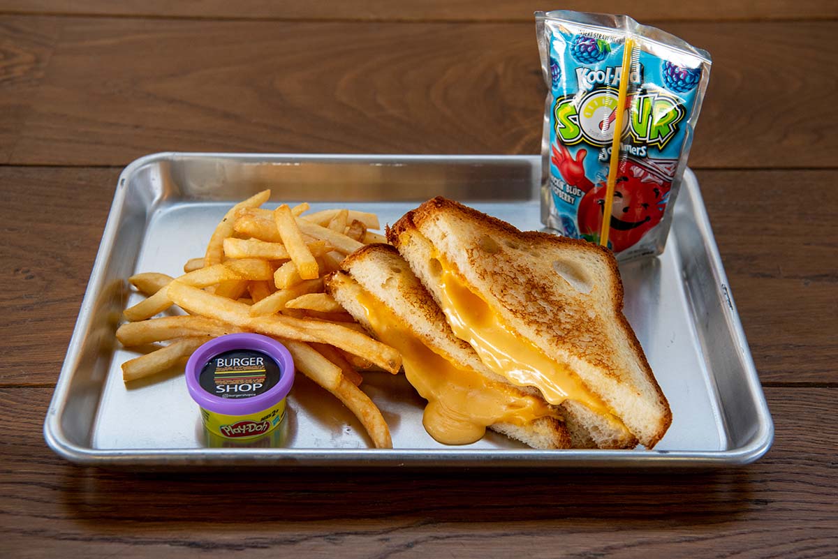 The Kids Meal Grilled Cheese.