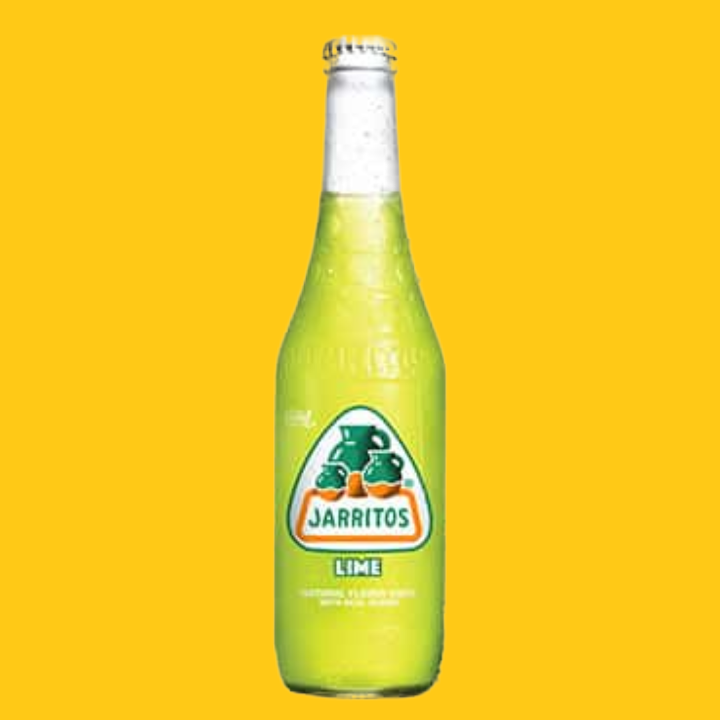Lime Jarritos Bottle.