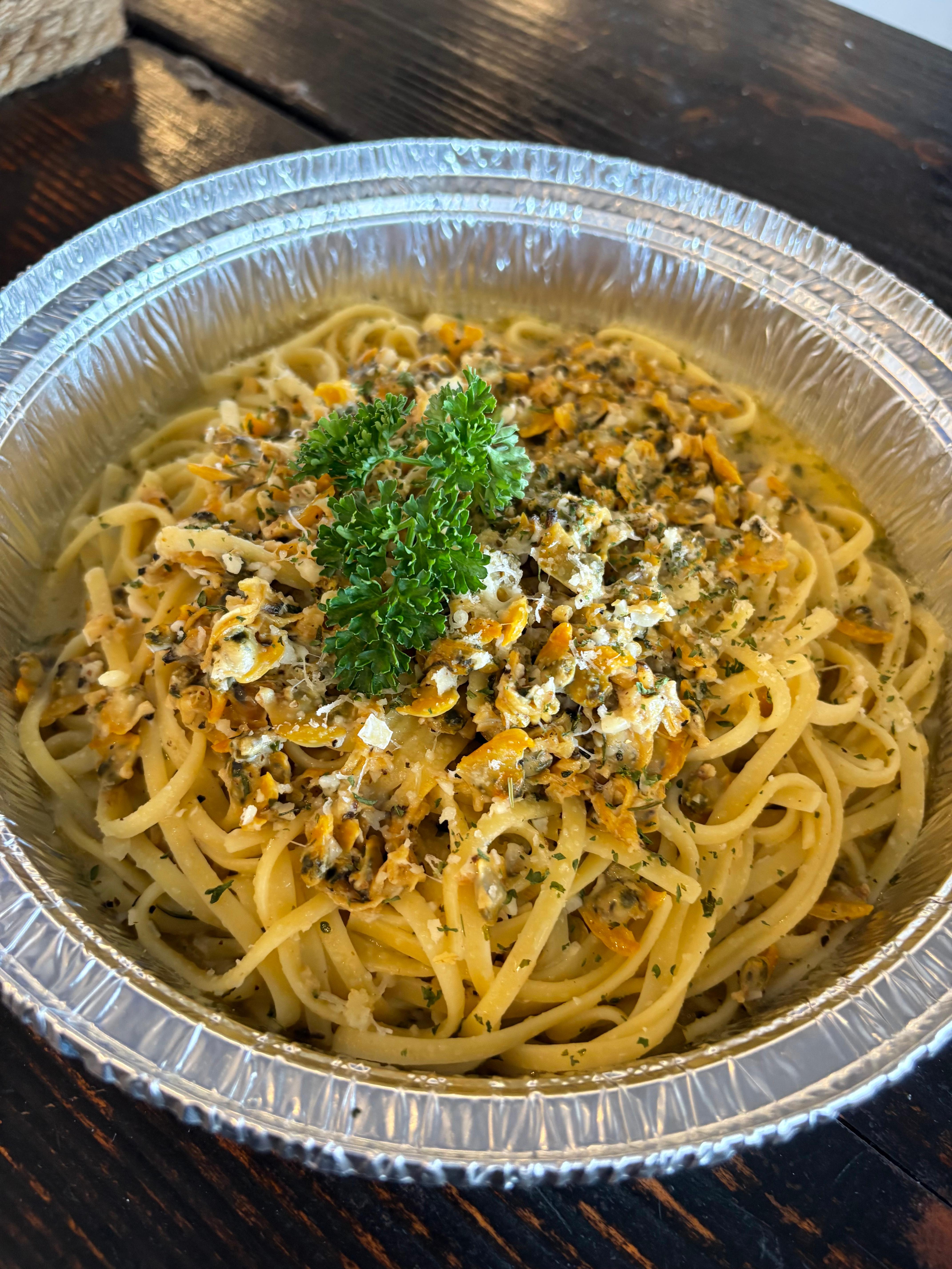 Clam Scampi.