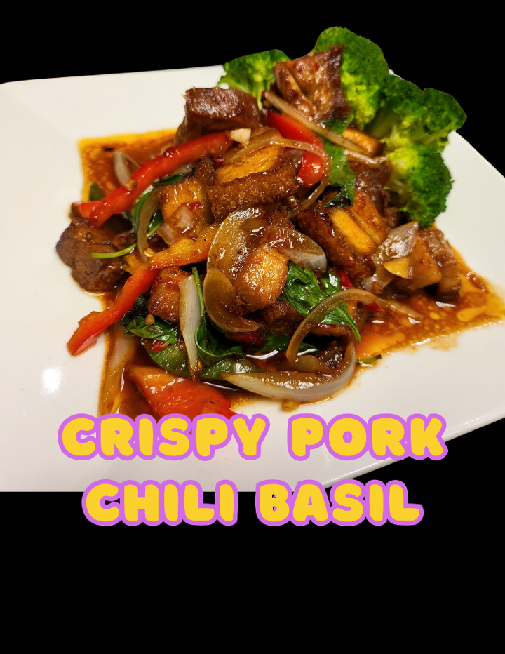 Crispy Chili Pork Belly.
